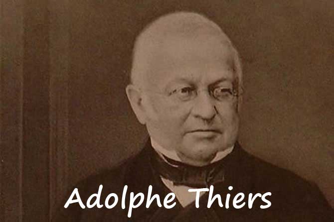 Adolphe Thiers Président de la République à connaître
