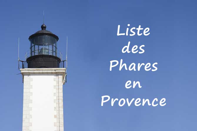 Liste des Phares de Provence