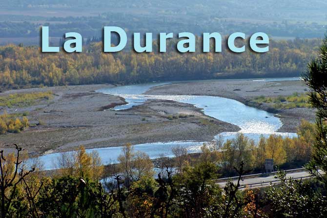 La Durance, rivière en Provence
