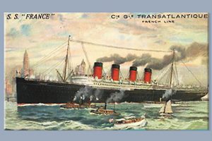 Livre "Le Nouveau Paquebot France" - Compagnie Générale Transatlantique - 1912 - Bon État