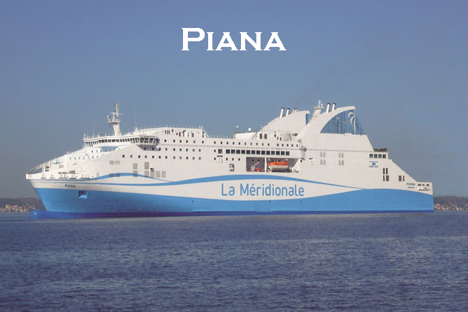 Le Piana, navire fleuron de la Méridionale