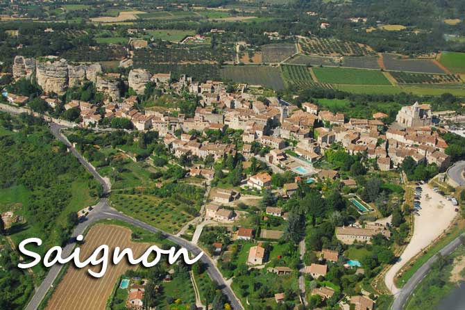 Commune et village de Saignon à visiter (84)