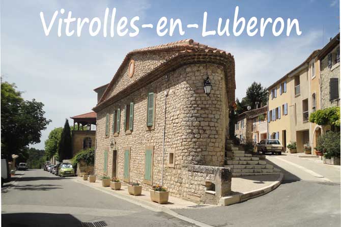 Commune et Village de Vitrolles-en-Luberon à visiter (84)