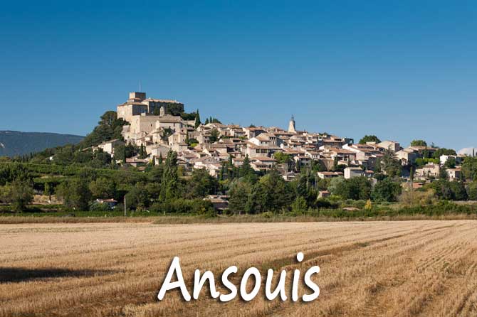 Commune d’Ansouis à visiter (84)