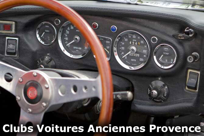 Clubs de voitures anciennes en Provence