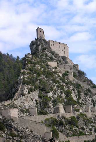 Entrevaux.-Chateau.-P.-Verl