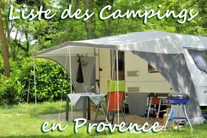 Liste des Campings en Provence