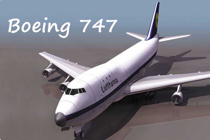 Boeing 747 en Provence