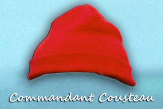 Bonnet grande taille Commandant Cousteau - achat bonnet Reference : 7622