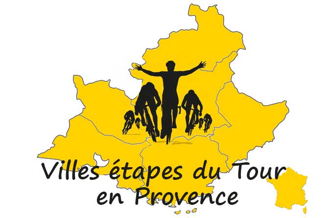 Villes étapes du Tour de France en Provence