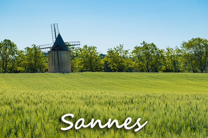 Commune et Village de Sannes à visiter (84)