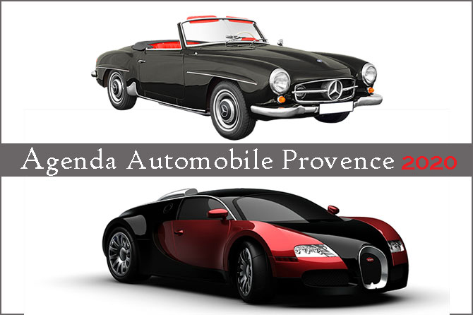 Agenda Automobile en Provence années 2020
