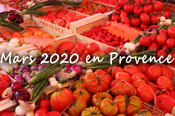 Agenda Mars 2020 en Provence