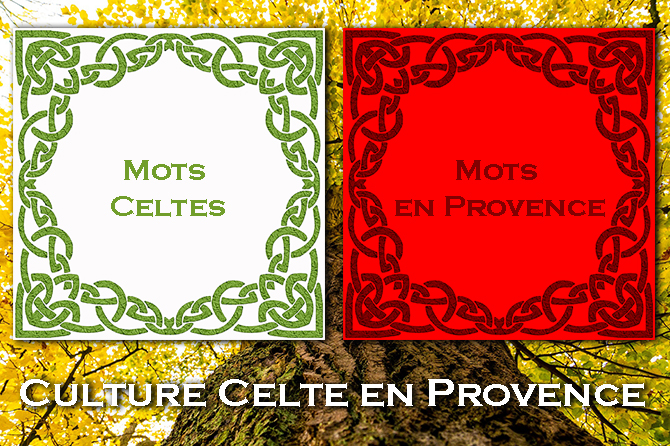 Mots celtes et Mots en Provence