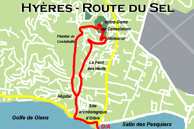 83. Randonnée Hyères Route du Sel