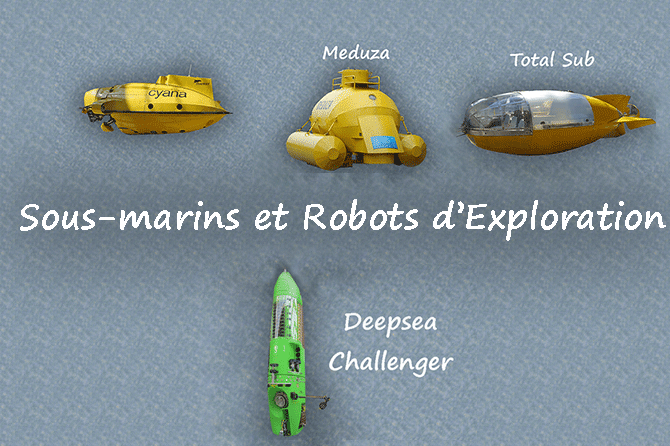Sous-marins et Robots d’Exploration des océans