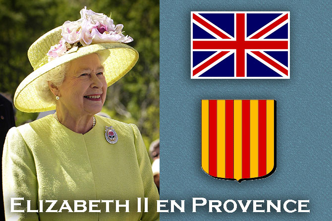 Reine Elizabeth II et la Provence : voyages et liens