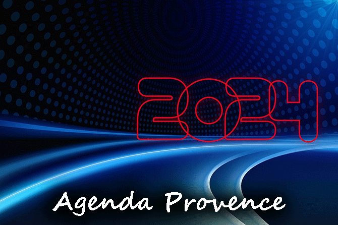 Agenda 2024 en Provence mois par mois