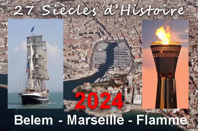 Mai 2024. Les JO entrent en France par Marseille, ville Olympique par Excellence